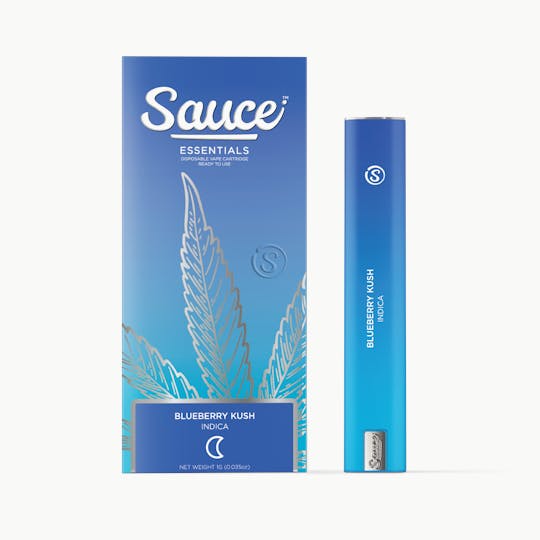 Sauce. - Sauce Essentials - Blueberry Kush - 1G Live Resin AIO (CA, CO, NV, OR) - 1