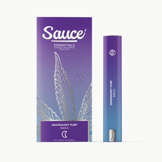 Sauce. - Sauce Essentials - Grandaddy Purp - 1G Live Resin AIO (CA, CO, NV, OR) - 1