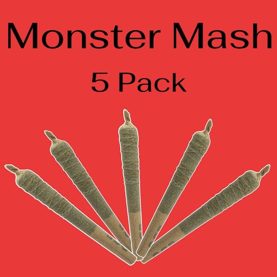 Daedalus Craft Cannabis - Monster Mash Pre-Roll w/ Rosin & Kief Coating - 1 1/4s - 5 Pack - 1