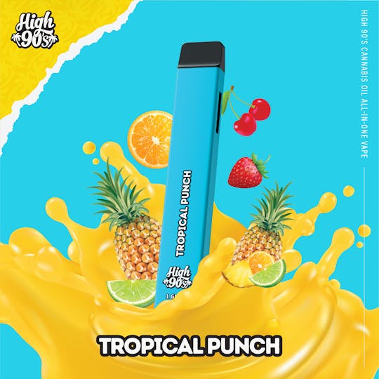 HIGH 90s - High 90s : Tropical Punch 1g All-In-One Vape - 1