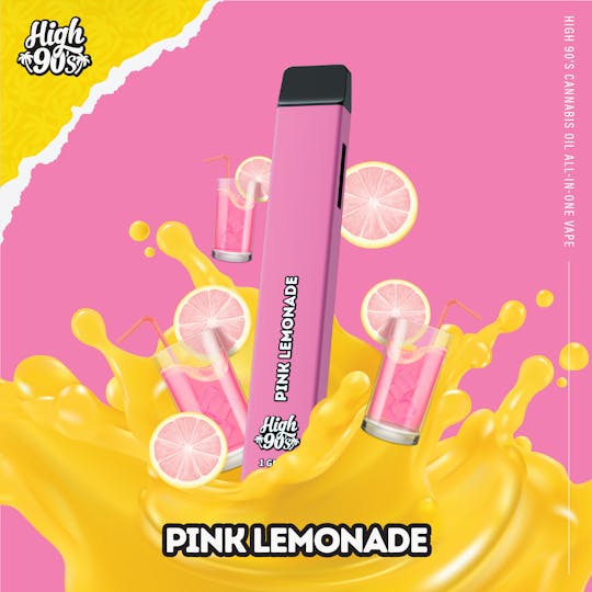 HIGH 90s - High 90s : Pink Lemonade 1g All-In-One Vape - 1