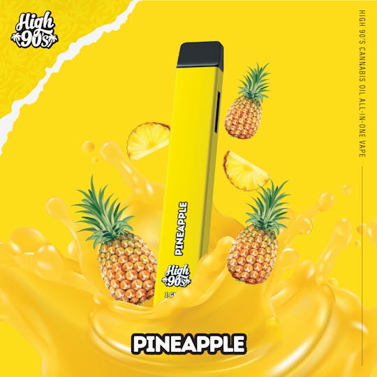 HIGH 90s - High 90s : Pineapple 1g All-In-One Vape - 1