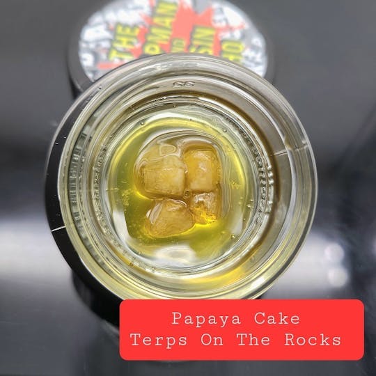 Terpman & Rosin - Papaya Cake Terps on the Rocks - 1