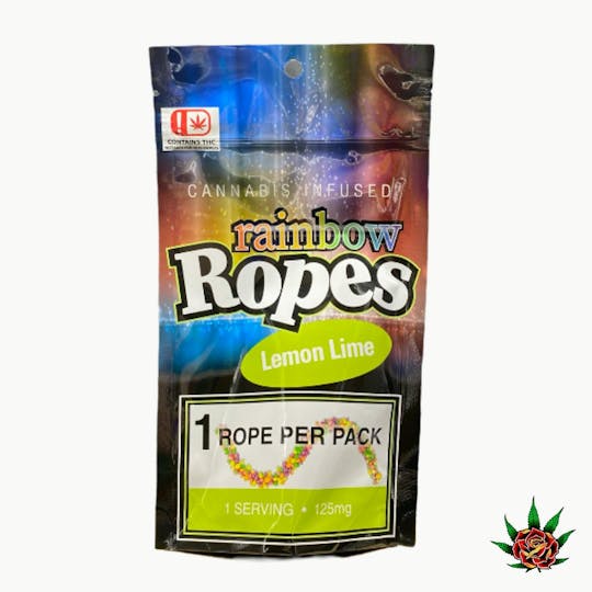 Eden Rose Processing - Rainbow Ropes 125mg - Lemon Lime - 1