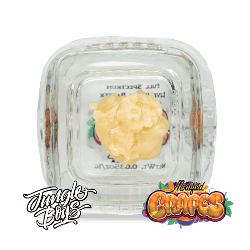 Jungle Boys Modified Grapes - 1g Full Spectrum Live Rosin Batter