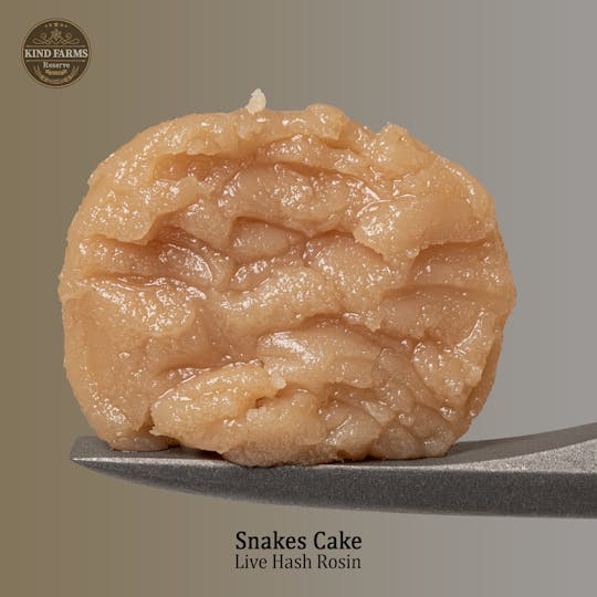 Kind Farms Reserve - Snakes Cake Bx1 (Snake Lite - HoneySticks Cut) 1g Live Hash Rosin - 1