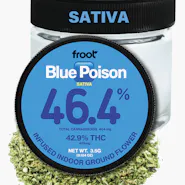 Froot | Blue Poison | Infused Indoor Ground Flower | 3.5g
