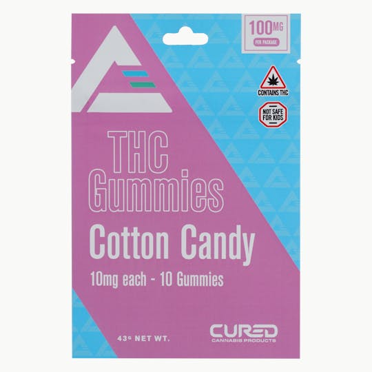 Cured - Cotton Candy Gummy Triangles - 1