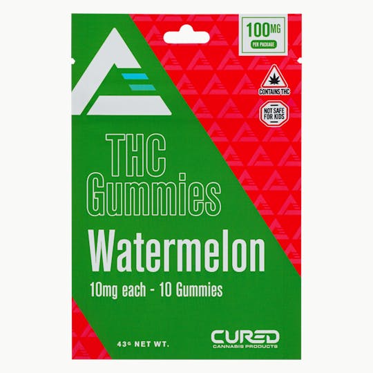 Cured - Watermelon Gummy Triangles - 1