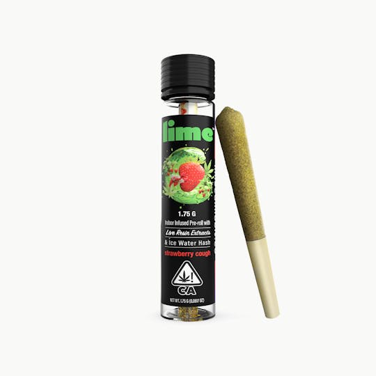 Lime - 1.75g (Sativa Infused Pre Roll) | Strawberry Cough - 1
