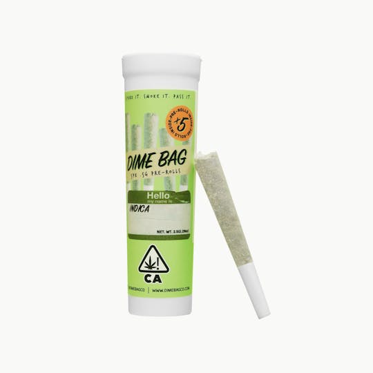 Dime Bag - Dime Bag | Alien Dawg Hybrid 5pk Pre-rolls (2.5g) - 1