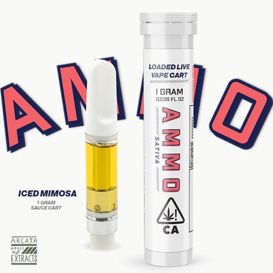 AMMO - Iced Mimosa - Loaded Live™ Resin Cart (1g) - 1