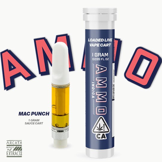 AMMO - Mac Punch - Loaded Live™ Resin Cart (1g) - 1