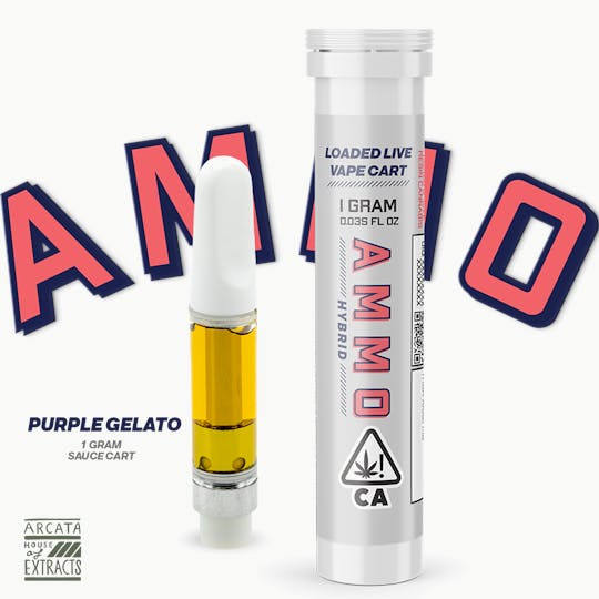 AMMO - Purple Gelato - Loaded Live™ Resin Cart (1g) - 1
