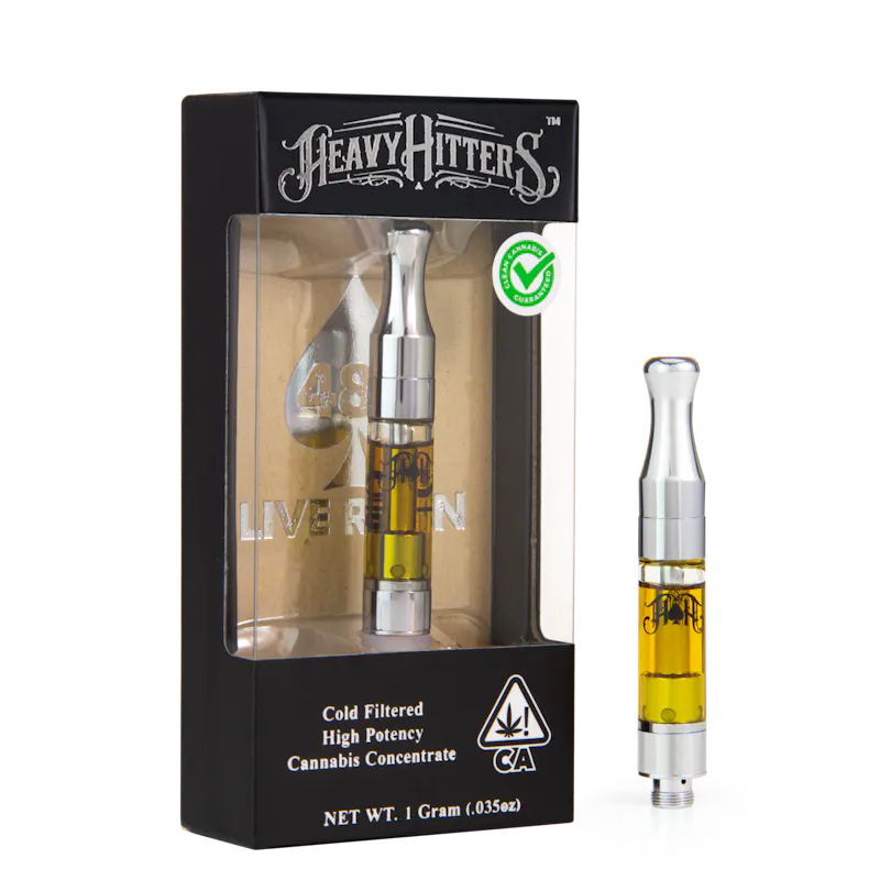 Heavy Hitters Wedding Cake 1g 483 Live Resin Cartridge cartridge