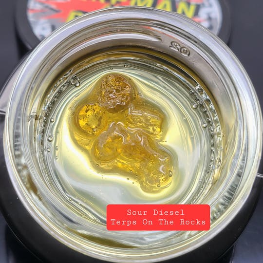 Terpman & Rosin - Sour Diesel Terps on the Rocks - 1