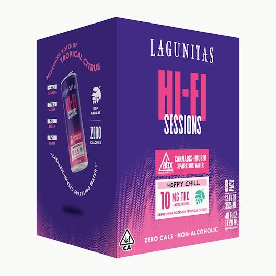 Lagunitas Hi-Fi Hops - Hi-Fi Sessions - Hoppy Chill 10mg THC 4-pack - 1