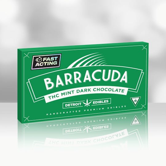 Detroit Edibles - Fast-Acting Barracuda Bar, Dark Mint Chocolate - 1