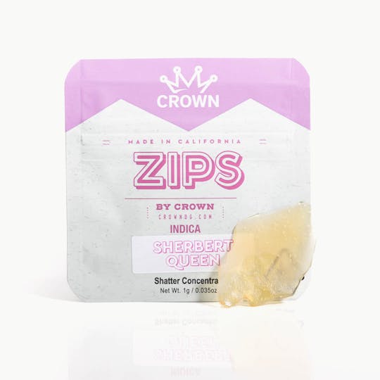Crown Genetics - Zips By Crown Sherbert Queen Shatter 1G - 1