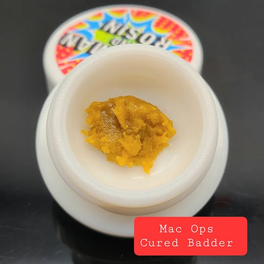 Terpman & Rosin - Mac Ops Cured Badder - 1