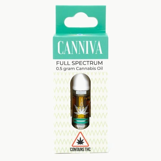 SeaWeed Co. - Canniva - Relax (Lemon Runtz strain) Full Spectrum Vape Cartridge .5g - 1