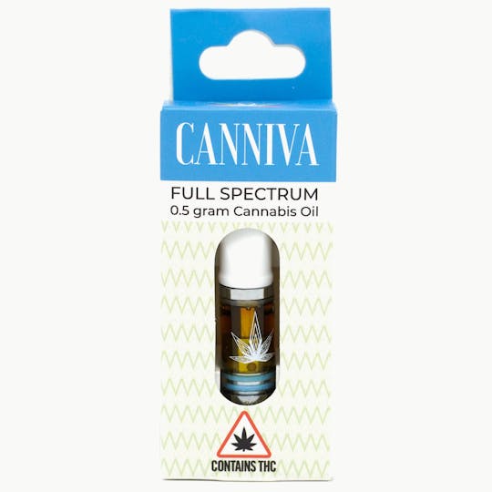 SeaWeed Co. - Canniva - Soothe (Cherry Pie strain) Full Spectrum Vape Cartridge .5g - 1