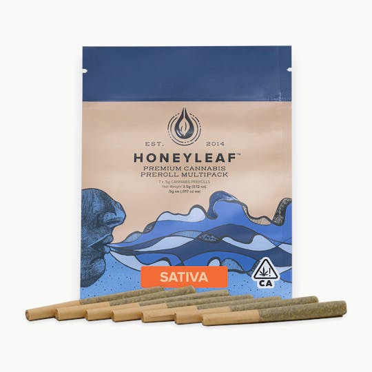 Honeyleaf - .5G SATIVA PRE-ROLL 7 PACK - 1