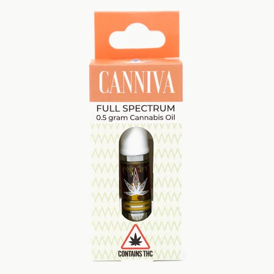 SeaWeed Co. - Canniva - Focus (Creamsicle strain) Full Spectrum Vape Cartridge .5g - 1