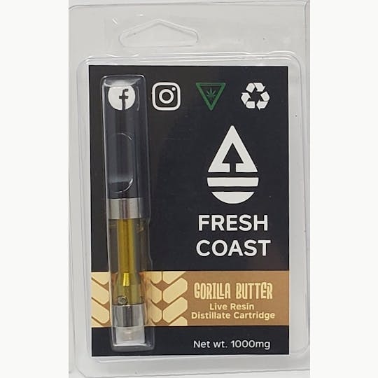 Fresh Coast - Live Resin Distillate Cartridge | Gorilla Butter - 1