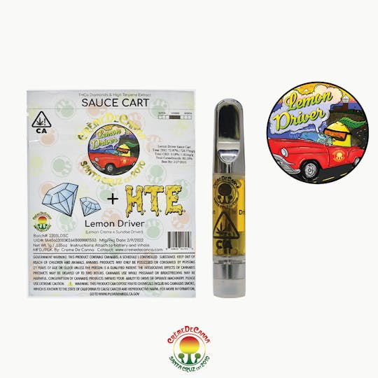 Crème De Canna - Lemon Driver Premium Sauce Cart 1g - 1