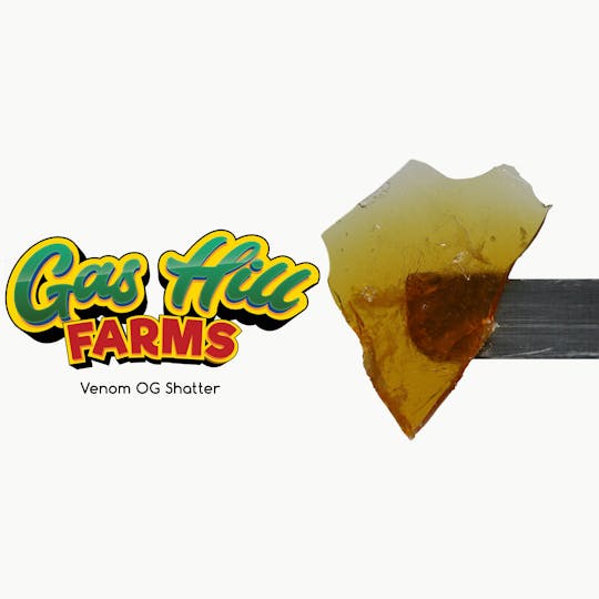 Crème De Canna - Gas Hill Farms Venom OG Shatter - 1