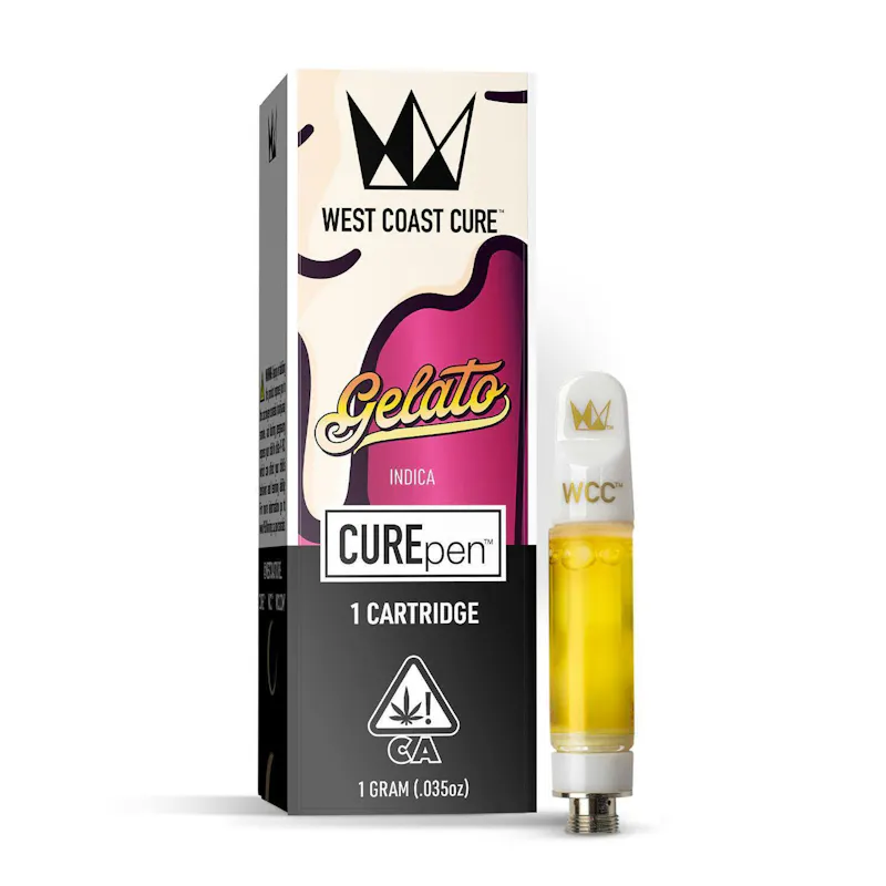 West Coast Cure Gelato 510 Cartridge 1g cartridge