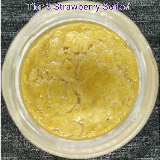 Ripple Wellness - Concentrate - Tier 3 - Dry Sift Rosin - Strawberry Sorbet - 1