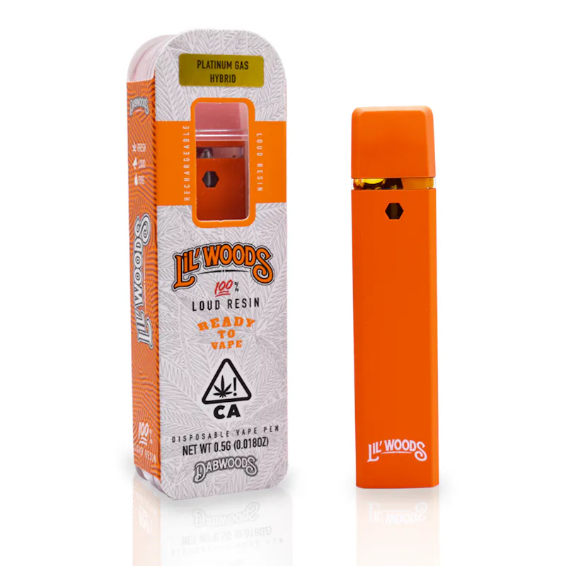 Dabwoods Platinum Gas Lilwoods Live Resin All-in-One 0.5g disposable