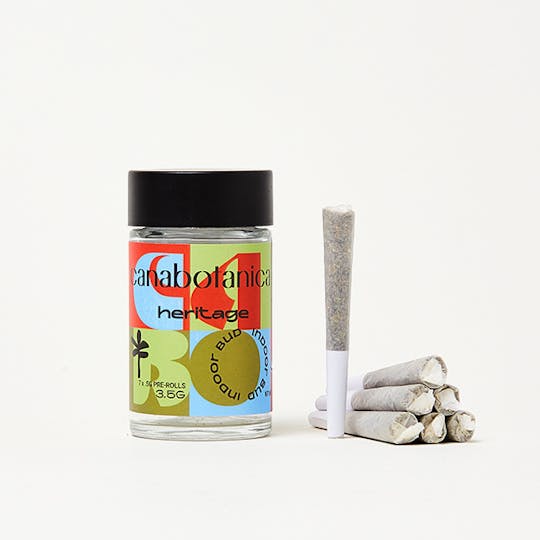 Canabotanica - Banana Mintz - 7pk - Indoor Pre-Roll - 3.5g - 1