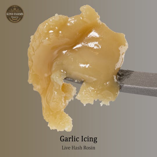 Kind Farms Reserve - Garlic Icing Live Hash Rosin - Kind Farms Reserve - 1