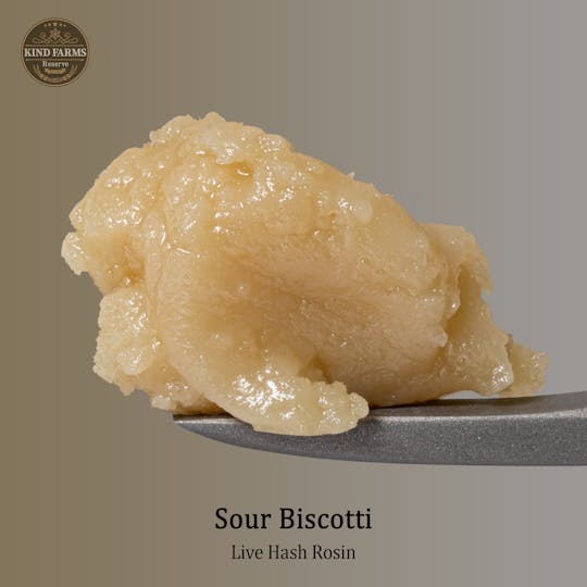Kind Farms Reserve - Sour Biscotti Live Hash Rosin - Kind Farms Reserve - 1