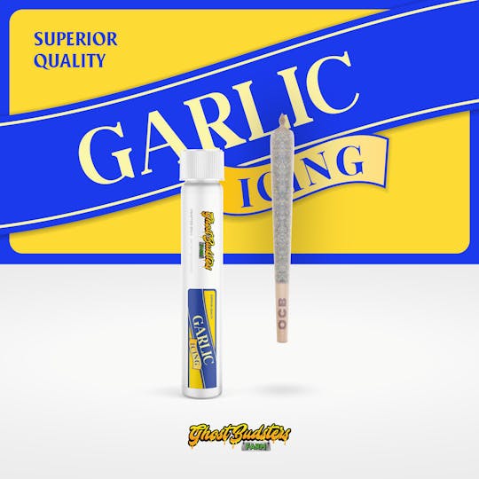 GhostBudsters Farm - Garlic Icing | 1g Crafted Roll | GhostBudsters Farm - 1