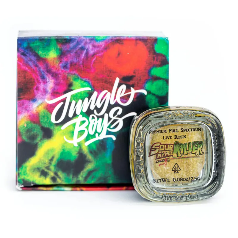 Jungle Boys Sour Apple Killer - 2.5g Full Spectrum Live Rosin concentrate