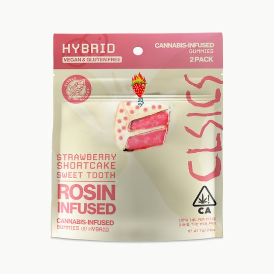 CLSICS Rosin & Rosin Infused Pre Rolls - Sweet Tooth - 2Pk GUMMIES LIVE ROSIN INFUSED - 1