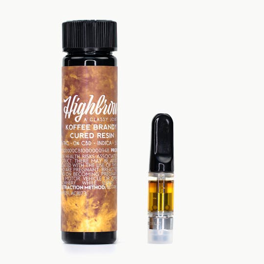 Highbrow - Highbrow Koffee Brandy Cured Resin Cartridge 0.5g - 1
