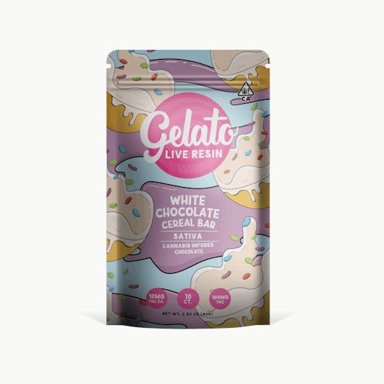 Gelato - White Chocolate Cereal Bar 100mg - 1