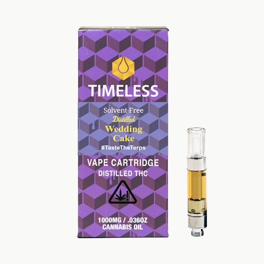 Timeless Vapes - Timeless Wedding Cake 1000mg Vape Cartridge (Rest) - 1