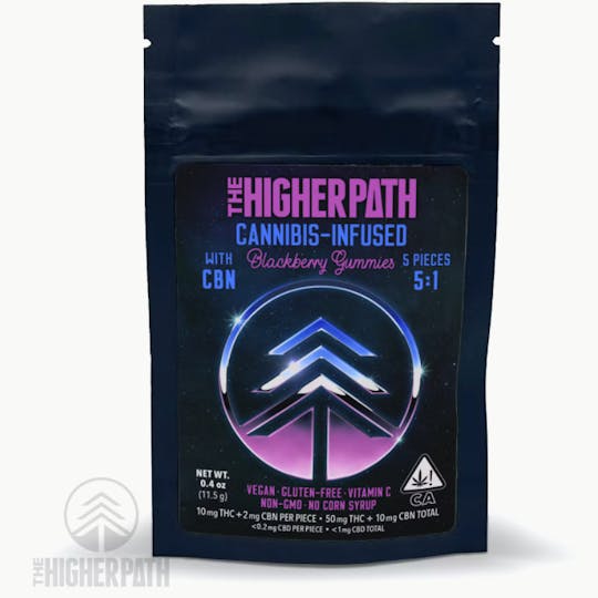 The Higher Path - Blackberry Gummies 5:1 CBN - 1