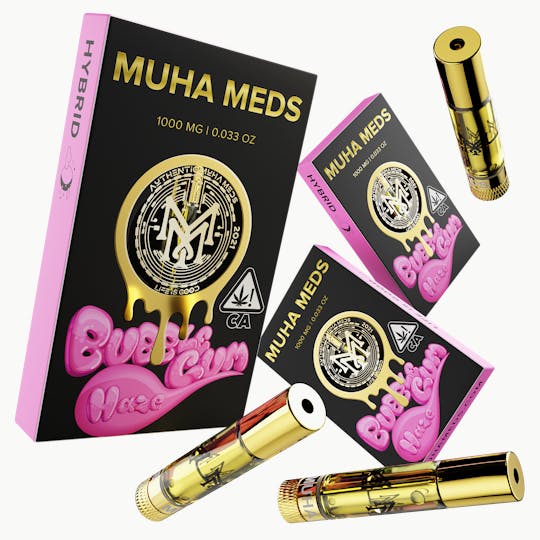 Muha Meds - Bubble Gum Haze Cartridge 1,000mg - 1