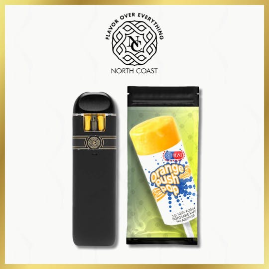 North Coast - North Coast x KAI Orange Push Pop Rosin Disposable Pod .5g - 1