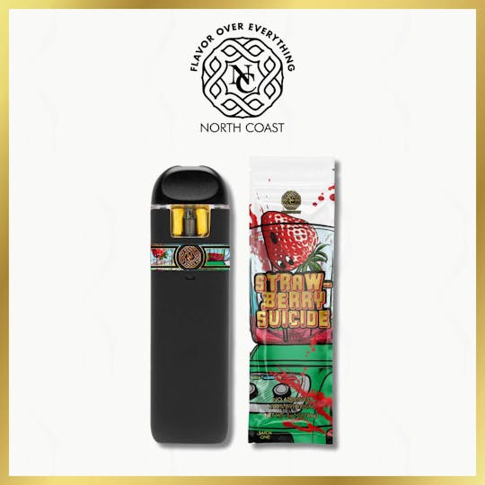 North Coast - North Coast Strawberry Suicide Rosin Disposable Pod .5g - 1