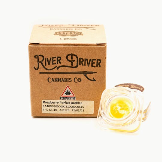 River Driver Cannabis Co - Raspberry Parfait Badder - 1