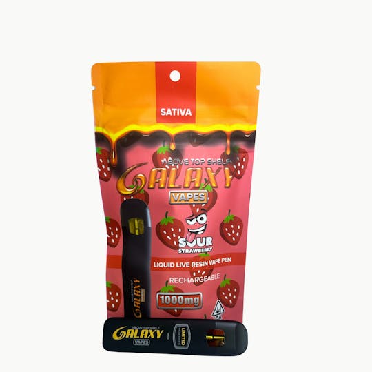 Galaxy - Sour Strawberry Live Resin Disposable - CA - 1