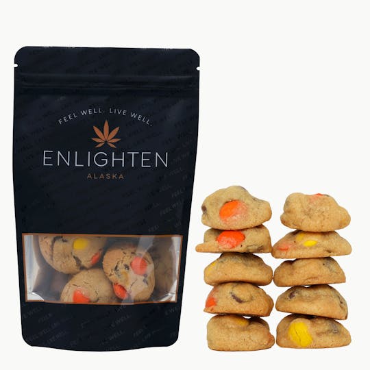 Enlighten - Chocolate Chip Cookies w/ Peanut Butter - 10 Pack (100mg) - 1